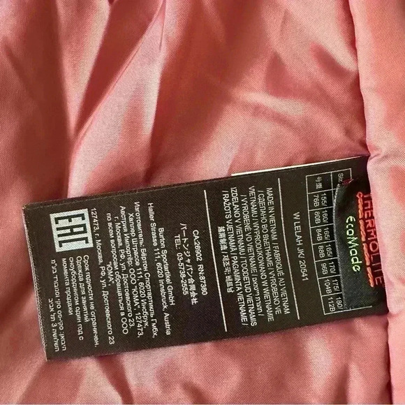 New Burton Lelah Jacket Parka Coat Jacket Sz XS - Picture 14 of 16